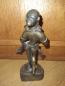 Preview: Tempelmusikerin, Bronze-Figur - Indien - 1. Hälfte 20. Jahrhundert