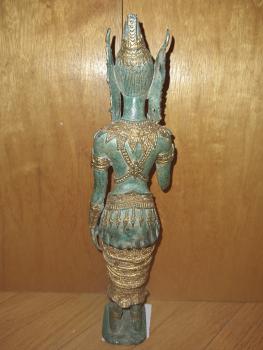 Tempeltänzerin, Bronze-Figur - Thailand - Mitte 20. Jahrhundert