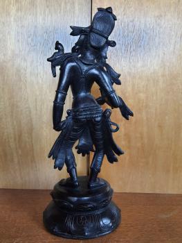 Bronze-Figur, Avatar Meenakshi  - Indien - 19. Jahrhundert