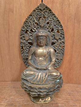 Bronze-Figur, Buddha  - Nepal - Anfang 20. Jahrhundert