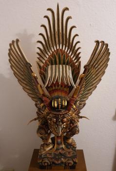 Holz-Figur, Garuda  - Bali - Mitte 20. Jahrhundert