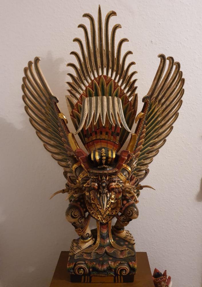 Holz-Figur, Garuda  - Bali - Mitte 20. Jahrhundert