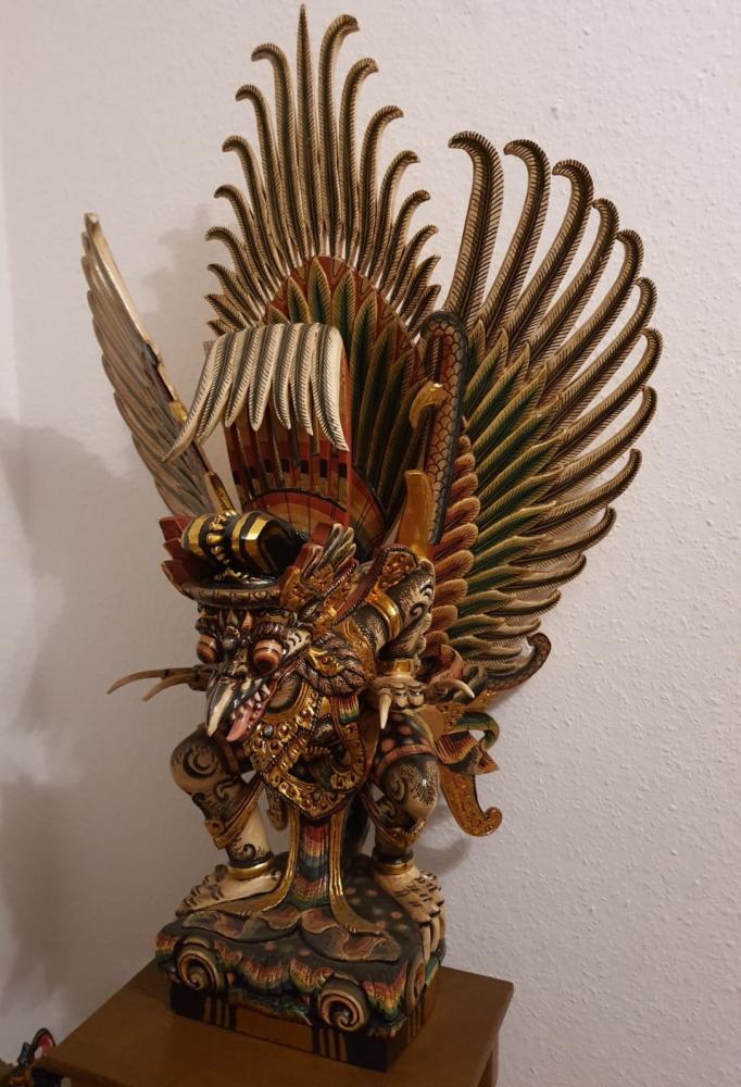 Holz-Figur, Garuda  - Bali - Mitte 20. Jahrhundert